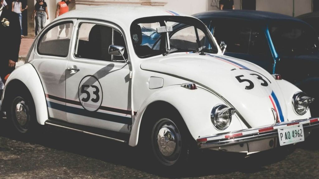 A replica of the famous and beloved Herbie